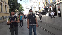 Taksim’de polisin 'drone' ile uyardığı vatandaşlar şaşkına döndü