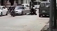 Havaya ateş açan şüphelilerin yakalanma anı