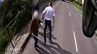 Macaristan'da otobüs şoförü, saldırıya uğrayan yaşlı kadını kurtardı