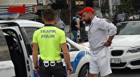 Taksim’de olay çıkartan Iraklı polise vatandaştan tepki: Bağırmayacaksın benim polisime