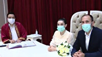 TVNET canlı yayınında 'maskeli nikah' töreni