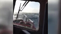 Kılavuz kaptanlarının dalgalarla mücadelesi