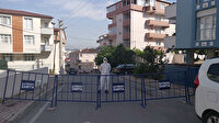 Kocaeli'de bir sokak karantinaya alındı