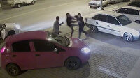 Trafikte tartışıp evine kadar takip ettikleri adam kick boks sporcusu çıkınca neye uğradıklarını şaşırdılar