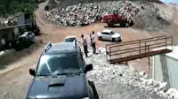 Avukatlara pompalı tüfekle saldırı kamerada