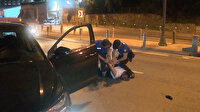 Polisin 'dur' ihtarına uymayarak kaçan sürücü kıskıvrak yakalndı