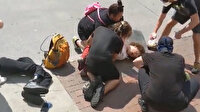 ABD'deki gösterilerde polisin sıktığı biber gazından etkilenen ampute eylemci kriz geçirdi
