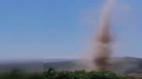 Kahramanmaraş'ta hortum görüntülendi