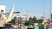 Caminin minaresi böyle yıkıldı