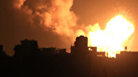 İşgalci İsrail'den Gazze'ye hava saldırısı