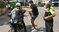 Samsun'da polis sınava alınmayan genci motosikletle son saniyede sınava yetiştirdi