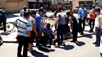 Kazazedeleri çarşaf açarak ambulans gelene kadar güneşten korudular