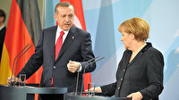 Cumhurbaşkanı Erdoğan Almanya Başbakanı Merkel ile görüştü