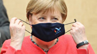 Almanya Başbakanı Merkel eleştiriler üzerine maskeli ilk kez görüntülendi