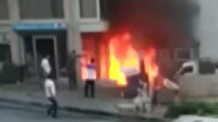 Arnavutköy'de korkutan yangın