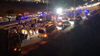 Kocaeli'de yolcu otobüsü devrildi: 1 ölü, 14 yaralı