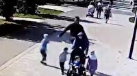 Irkçı adam, Müslüman anneyi çocuklarının gözü önünde öldüresiye dövdü: İnsan utandıran kalleş saldırısı kamerada