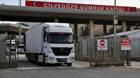 Hatay'daki Cilvegözü Sınır Kapısı'ndan yılın ilk altı ayında 55 bin 549 tır geçti