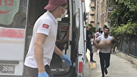 Nefes alamayan oğlunu ambulansa taşıyan babadan yürek yakan feryat: Yardım edin oğlum ölüyor