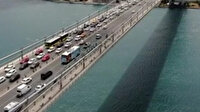Köprüde 15 Temmuz ruhuyla pedal çevirdiler