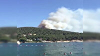 Heybeliada son dakika: Yangından yeni görüntüler