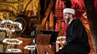 Ayasofya'nın ilk imamı Ferruh Muştuer'in sesinden 'Ayasofya'da Fetih Suresi'
