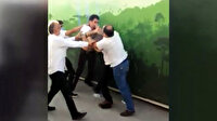 Otobüs şoförü tekme ve yumruklu kavgaya tutuşan 4 kişiyi indirip yoluna devam etti