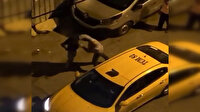 İstanbul'da bir taksici tartıştığı alkollü müşterisini 2 yumrukla yere serdi