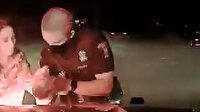 Polis memuru 3 haftalık bebeği ölümden böyle kurtardı