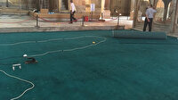 Ayasofya Camii'nin halıları seriliyor: Halıda Yeni Zelanda yünü kullanacaktık Cumhurbaşkanı 'yerli olsun' dedi