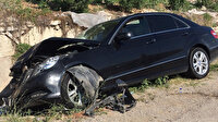 Sinop Valisi Karaömeroğlu trafik kazasında yaralandı