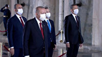 Cumhurbaşkanı Erdoğan Yüksek Askeri Şura üyeleri ile Anıtkabir'i ziyaret etti