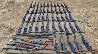 Pençe-Kaplan Operasyonu'nda PKK'ya ait çok miktarda mühimmat ele geçirildi