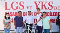 Lgs’de ilk 250 dereceye giren öğrencilere bisiklet hediyeleri verildi