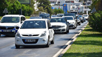 Bodrum'a son 3 günde 300 bine yakın araç giriş yaptı