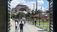 Ayasofya'da bayram namazını kılanlar cumayı bekliyor