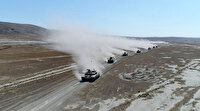 Azerbaycan-Türkiye ortak askeri tatbikatları zırhlı birliklerle devam ediyor