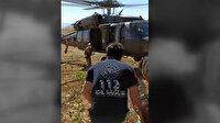 Tunceli'de fenalaşan çobanın yardımına Mehmetçik helikopterle yetişti
