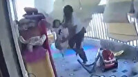Beyrut'taki patlamada Afrikalı işçinin küçük kız çocuğunu korumaya çalıştığı anlar kamerada