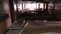 Lübnan'daki patlamada cami ve hastanede büyük hasar oluştu: Patlama anı alışveriş merkezinin kamerasına yansıdı