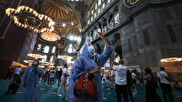 Ayasofya'ya akın sürüyor: Hınca hınç dolu