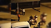 Kaza sonrası kavga çıktı: Tekmeler yumruklar havada uçuştu