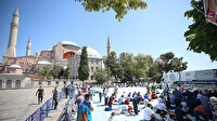 Ayasofya-i Kebir Cami-i Şerifi'nde cuma namazı hazırlıkları tamamlandı
