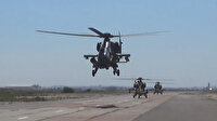 TurAz Kartalı tatbikatında Türk ve Azerbaycan helikopterleri ortak hedefleri imha etti