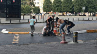 Taksim Meydanı'nda pes dedirten olay: Bayılma numarası yapıp vatandaşı sömürdü