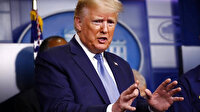 ABD Başkanı Trump'ın basın toplantısını güvenlik ekibi yarıda kesti: Salondan çıkardılar