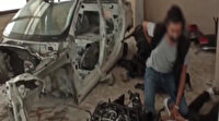 Çaldıkları otomobilleri parçalayarak satanlar suçüstü yakalandı