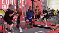 Rus halterci 400 kilogram kaldırmaya çalışırken dizlerini kırdı