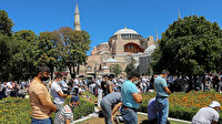 Ayasofya-i Kebir Cami-i Şerifi'nde 4'üncü cuma namazı da yoğun katılımla eda edildi