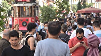 İstiklal Caddesi'nde korkutan kalabalık